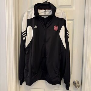 Authentic NC State Adidas Climalite full zip jacket. Size XL